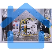 Шкаф ЭКОНОМ уличный всепогодный настенный укомплектованный (В400 Ш400 Г250), комплектация T2-IP65