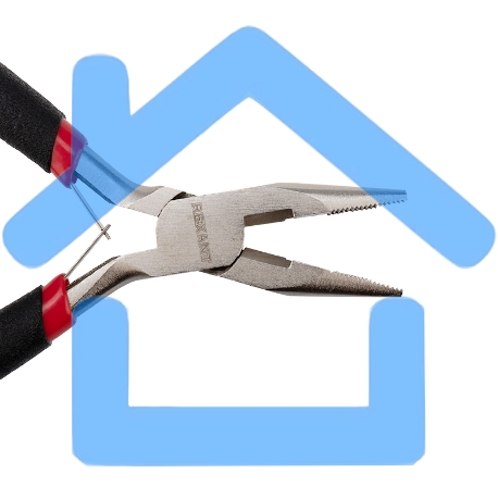 Тонкогубцы Rexant мини 120 мм никелированные, авторазжим, обливные рукоятки-5