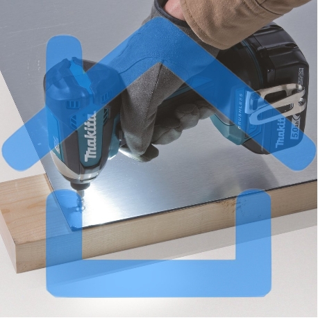 Гайковерт аккумуляторный MAKITA DTD153Zб\щет 18в li-ion 0-3400об\м 6-ти гр1\4'' 1.3кг б\ак з\у-4