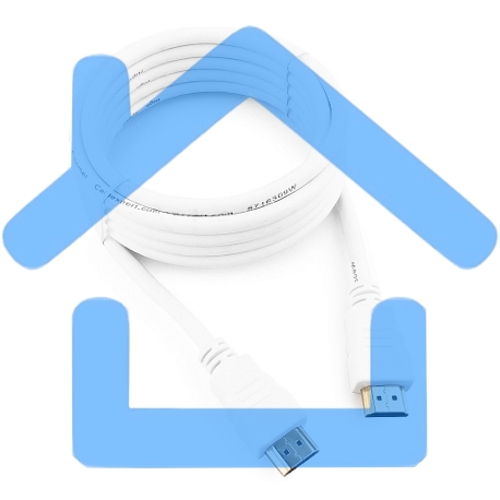 Кабель Cablexpert HDMI CC-HDMI4-W-10, 19M/19M, v2.0, медь, позол.разъемы, экран, 3 м, белый, пакет