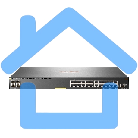 Коммутатор HP Aruba 2930F 24G PoE+ 4SFP Swch-4