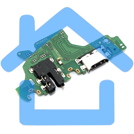 Нижняя плата с разъемом зарядки и микрофоном для Huawei Nova 4E