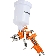 Краскораспылитель Patriot HVLP 1.4A 130л/мин соп.:1.4мм бак:0.6л