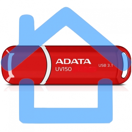 Флешка USB ADATA UV150 (AUV150-64G-RRD), 64Gb, USB 3.0, R/W 100/30, красный-10