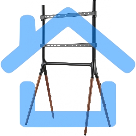 Подставка для телевизора Cactus CS-ST1247BKWN черный/орех 49