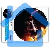 Коврик для мыши Buro BU-T60056 рисунок/вино