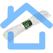 Шнур вязаный полипропиленовый Сибртех 93956 с сердечником, 3 мм, L20 м, 50-55 кгс Россия, белый