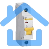 Выключатель автоматический модульный 1п C 20А 4.5кА ВА47-29 ИЭК MVA20-1-020-C