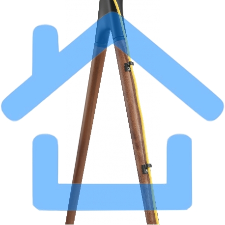 Подставка для телевизора Cactus CS-ST1247BKWN черный/орех 49