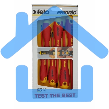 Набор отверток FELO 41396198 набор диэлектрических отверток ergonic 6шт