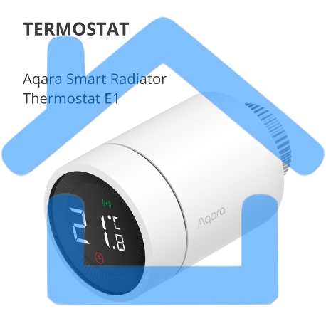 Термоголовка Aqara Smart Radiator Thermostat E1 (SRTS-A01) для радиат. резьбовой-51