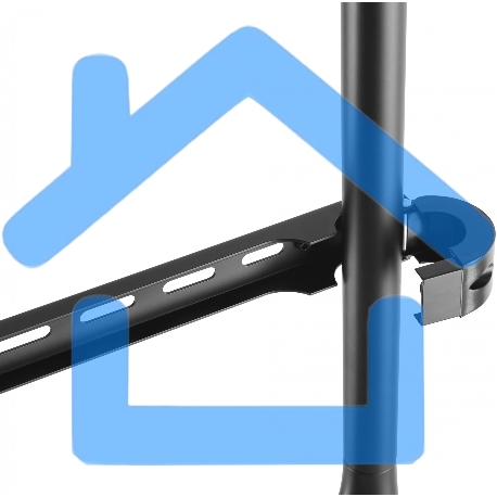 Подставка для телевизора Cactus CS-ST1247BKWN черный/орех 49