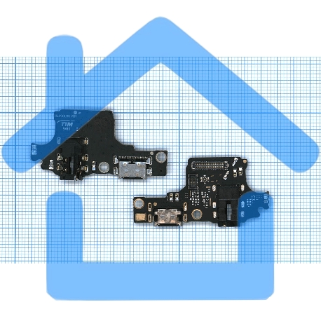 Плата разъема питания с микрофоном для Huawei Honor 10
