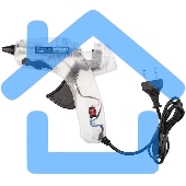 Пистолет клеевой Rexant, 60 Вт, Ø11 мм, ПРОЗРАЧНЫЙ корпус, с кнопкой, блистер