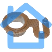 Втулка резинового вала (правая) RC1-3609/RC2-0297 для HP LJ 1160/1320/2400/2420/P2015/P3005/M2727 (О)