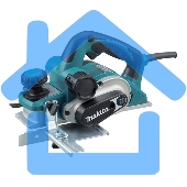 Рубанок Makita KP0810 Рубанок,850Вт,16000об\м,ширина-82мм,глуб-4мм,3.2кг,кор,парал упор