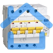 Выключатель автоматический дифференциального тока Iek MAD10-4-025-C-030 АД14 4Р 25А30мА ИЭК
