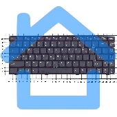 Клавиатура для ноутбука Lenovo IdeaPad Y410P черная