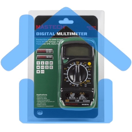 Портативный мультиметр MAS830L MASTECH-3