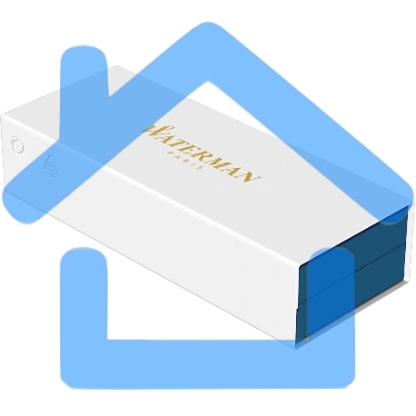 Ручка перьевая Waterman Hemisphere Colour Blocking (2190122) Green CT сталь нержавеющая F, подарочная коробка