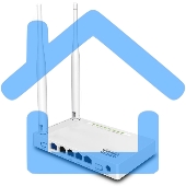 Роутер WRL Router Netis 300MBPS 10/100M 4P WF2419E <WF2419E>