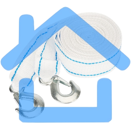 Трос буксировочный Rexant 10 т, 5 м, с двумя крюками