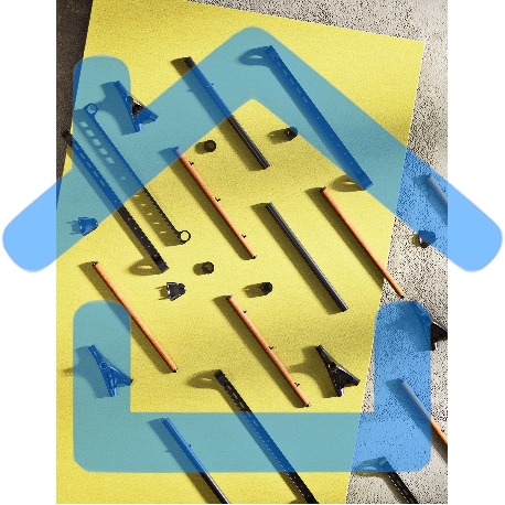 Подставка для телевизора Cactus CS-ST1247BKWN черный/орех 49