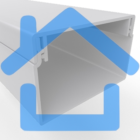 Кабель-канал 15х10 мм, белый (140 м/уп.) Rexant