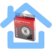 Щетка для УШМ, 125 мм, М14, Плоская, крученая проволока 0,8 мм Matrix