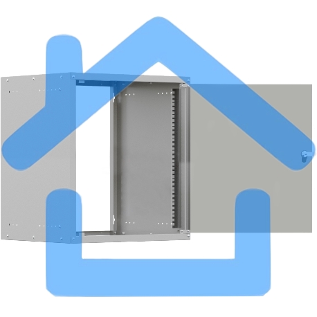 Шкаф коммутационный NTSS LIME (NTSS-WL15U5545GS) настенный 15U 550x450мм пер.дв.стекл несъемн.бок.пан. 30кг серый