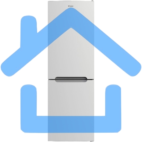 Холодильник Candy CCRN 6180W белый двухкамерный 227/106 л морозилка снизу, No Frost-11