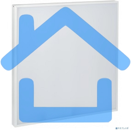 Светильник светодиодный ДВО Iek LDVO0-6575-40-4000-K01 6575 595х595х20мм 40Вт 4000К равномерная засветка опал аналог люм.свет. 4х18 накладных или в потолок Армстронг-2