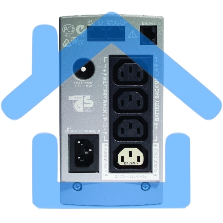 Источник бесперебойного питания APC Back-UPS BK500EI 300Вт 500ВА бежевый-7