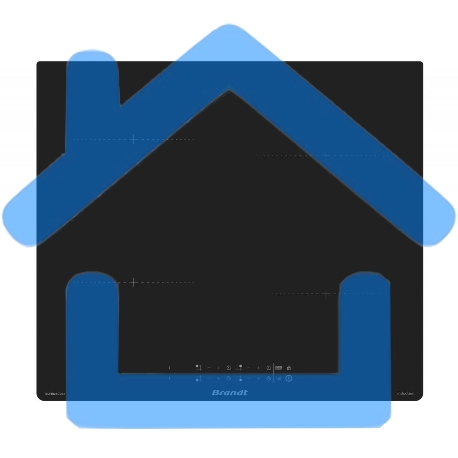 Варочная поверхность Brandt, индукционная, 4 варочных зоны, 14 уровней мощности, индикация остаточного тепла, таймер, Ultraboost, черный-1