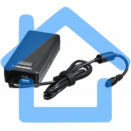 Блок питания Ippon D90U автоматический 90W 15V-19.5V 10-connectors 8A 1xUSB 2.1A от бытовой электросети LСD индикатор-1