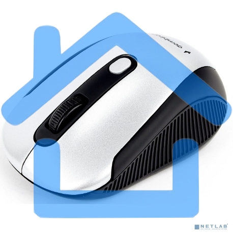 Мышь беспроводная Gembird MUSW-420-4 серебристый, 1600 dpi, радиоканал, USB, кнопки - 4-4