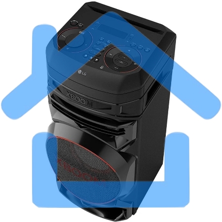 Минисистема LG XBOOM RNC5 черный 300Вт FM USB BT-5