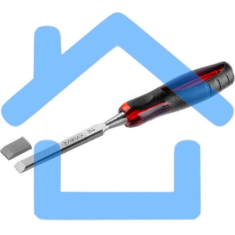 Стамеска MIRAX 1810-12 с двухкомпонентной прозрачной рукояткой, 12мм-1