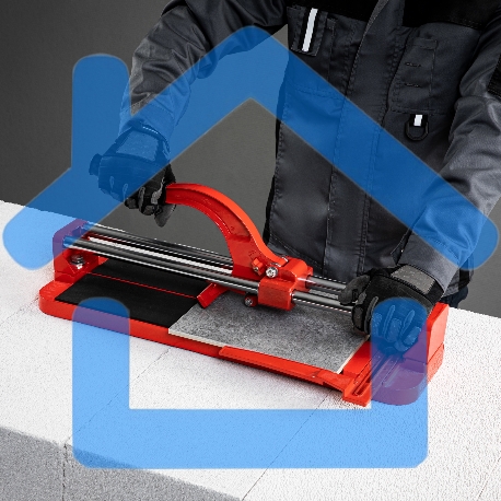 Плиткорез 400 х 16 мм, литая станина,каретка на подшипниках, усиленная рукоятка MTX-3