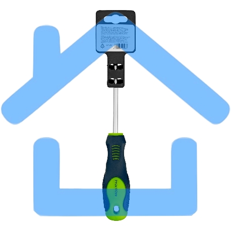 Отвертка, PH2 х 100 мм, CrV, 2-х компонентная рукоятка Сибртех