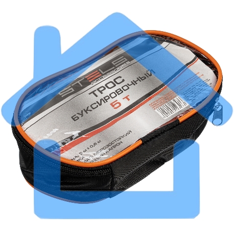 Трос буксировочный STELS 54381трос буксировочный 5тонн 2 крюка сумка намолнии-6