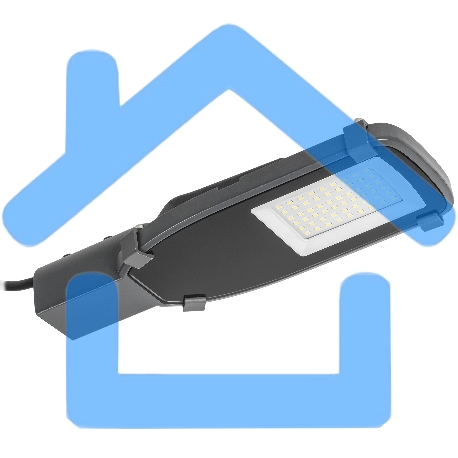 Светильник IEK LED ДКУ 1002-30Д 5000К IP65 серый