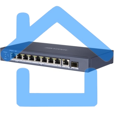 Коммутатор Hikvision DS-3E0510HP-E неуправляемый-3