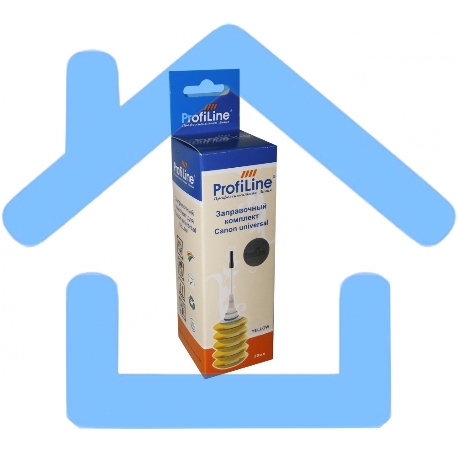 Чернила для принтеров Canon универсальные 1*30 мл Yellow водн ProfiLine