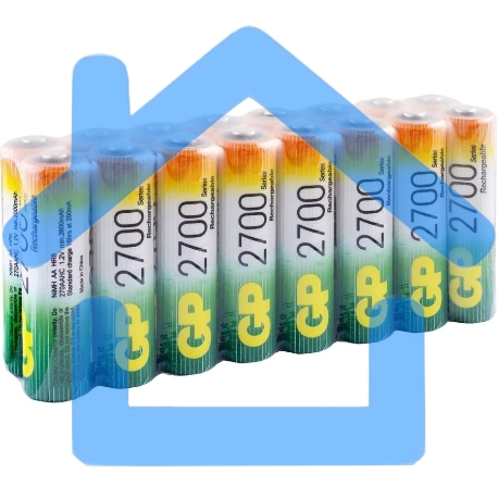 Аккумулятор GP 270AAHC AA NiMH 2700mAh (16шт)-2