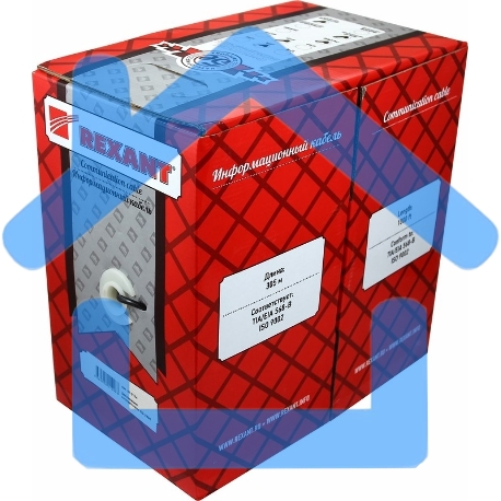 Кабель витая пара Rexant FTP 2PR 24AWG, CAT5e (бухта 305 м)-1
