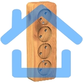 Розетка SCHNEIDER ELECTRIC Blanca4-м оп 16А 250В без шторок без заземл. изол. пласт.