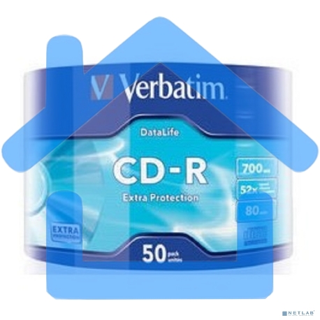Диск CD-R Verbatim 700 Mb, 52x, Shrink (50), DataLife (50/600)-2