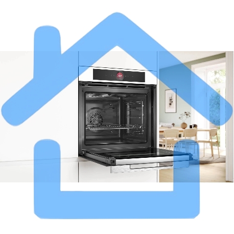 Духовой шкаф Электрический Bosch HBG7741W1 белый-7