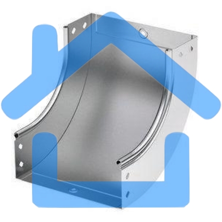 Угол для лотка вертикальный внутренний 90град. 100х100 CS 90 в комплекте с крепеж. элементами DKC 36701K